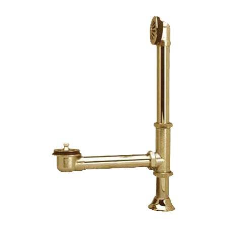 Elements of Design Vintage Single Hole Bathroom Faucet with Drain